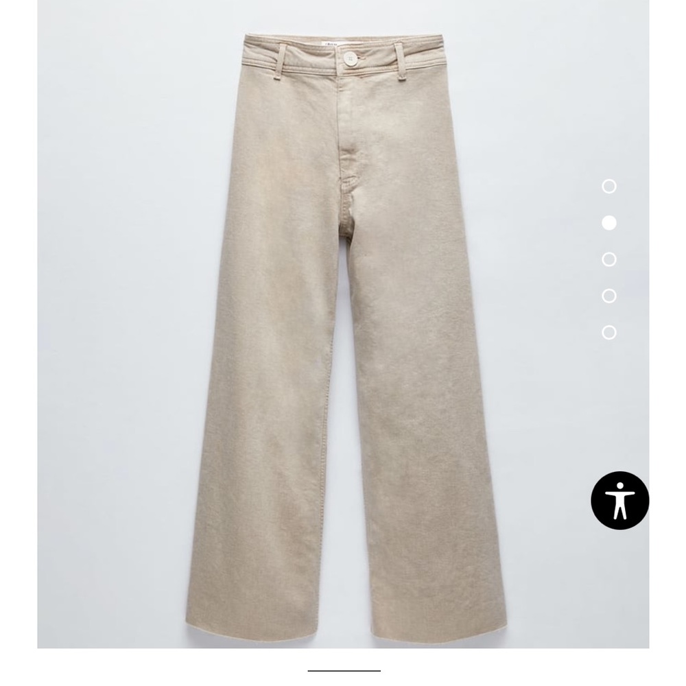 NWT ZARA MARINE STRAIGHT JEANS
